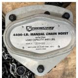 Strongway Manual Chain Hoists #91989 Msrp $169.99