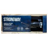 Strongway Turbo Oscillating Adjustable Sprinkler, 18 Nozzles, 35ft. Dia. Coverage, 3/4in. Connection #5714150 Msrp $22.99