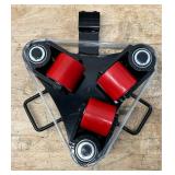 Strongway Multi-Directional Machinery Mover with 360  Rotation, 4400-Lb. Capacity, 3 Rollers #5000069 Msrp $259.99