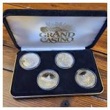 Grand Casino Gilded Coin Collection Split Rock & Minneapolis Skyline & State Capital & Monument