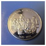 Solid Sterling Coin Proof  Sons and Daughters of the Pilgrims  Proof / SCI-60