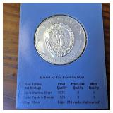 Solid Sterling Coin Proof  Sons and Daughters of the Pilgrims  Proof / SCI-60