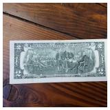 Crisp and Clean 2 Dollar Federal Reserve Note :: Collectible :: Featuring Thomas Jefferson