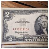 1963 Crisp & Clean RED SEAL 2$ United States Notes (Not federal reserve notes) :: 4 notes total