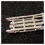 Miniature Sterling Silver Snow Sled (Pin with broken piece)