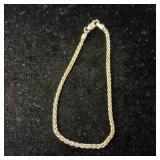 3 mm Sterling Silver Bracelet approx. 8 inches