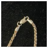 3 mm Sterling Silver Bracelet approx. 8 inches