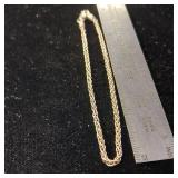 3 mm Sterling Silver Bracelet approx. 8 inches