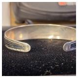 .875% Silver Beautifully ornate bracelet