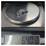 Sterling Silver Cat Pin :: Jezlaine :: Kitty Breech Pin