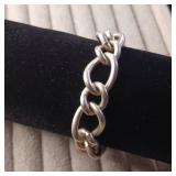 Sterling Silver ECCO Heavy Chain :: 13.5 mm wide :: Toggle Clasp :: Over 7.5 inches in length