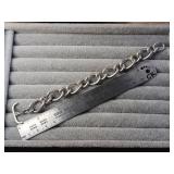 Sterling Silver ECCO Heavy Chain :: 13.5 mm wide :: Toggle Clasp :: Over 7.5 inches in length
