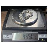 Sterling Silver ECCO Heavy Chain :: 13.5 mm wide :: Toggle Clasp :: Over 7.5 inches in length