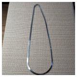 Sterling Silver Chain :: 18 long :: no kinks :: 4 mm herringbone