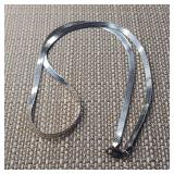 Sterling Silver Chain :: 18 long :: no kinks :: 4 mm herringbone