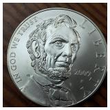 Lot of 6 :: 90% Silver Dollars:  Multiple Year U.S. Mint commemorative coin honoring Great Men!