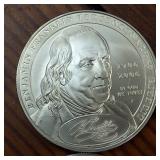Lot of 6 :: 90% Silver Dollars:  Multiple Year U.S. Mint commemorative coin honoring Great Men!