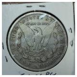 Lot of 2 :: 1879 Morgan silver dollars :: Weight: 26.7 grams 90% silver :: Popular by the US Mint!