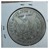 Lot of 2 :: 1879 Morgan silver dollars :: Weight: 26.7 grams 90% silver :: Popular by the US Mint!