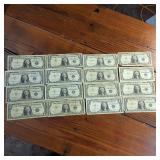 Lot of 16: 1957 Series Silver Certificates :: Not FRN