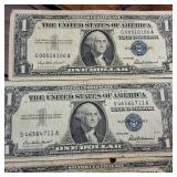 Lot of 16: 1957 Series Silver Certificates :: Not FRN