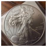Bulk Lot of 6 total BU 2014 American Silver Eagles .999 Silver :: Weight: 31.1 g Diameter: 40.6 mm