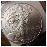 Bulk Lot of 6 total BU 2014 American Silver Eagles .999 Silver :: Weight: 31.1 g Diameter: 40.6 mm
