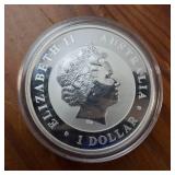 2014 (BU) Perth Mint (Australia) 2 coins of .999 Fine Silver 1 oz Coin :: $1 featuring Koala Bear