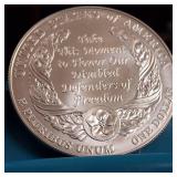 2010 Liberty West Point US Mint $1 Dollar : Disabled for Life Veterans 90% Silver :: 26.73 grams