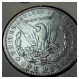Lot of 2 :: 1900 Morgan silver dollars :: Weight: 26.7 grams 90% silver :: produced by the US Mint!