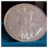 1936 Silver Canada Dollar :: 80% silver :: Circulated but nice condition