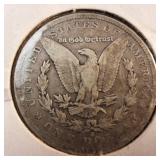 1884S Morgan silver dollar :: Weight: 26.7 grams 90% silver :: Most popular by the US Mint!