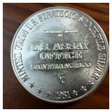 1 Troy oz: 99.9% Fine Silver :: US Assay Office :: San Fran :: USA Strategic Stockpile : 31.1 grams