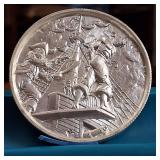 Incredible 2 Troy oz .999 Fine Silver Bullion Specialty Coin :: No Prey No Pay ::  SKULL!