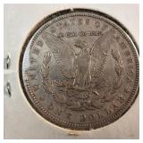 1885 Morgan silver dollar :: Weight: 26.7 grams 90% silver :: Most popular collected today!