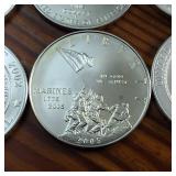 Lot of 6 :: 90% Silver Dollars:  Multiple Year U.S. Mint commemorative coin honoring History!