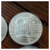 Lot of 6 :: 90% Silver Dollars:  Multiple Year U.S. Mint commemorative coin honoring History!