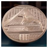 Incredible 2 Troy oz .999 Fine Silver Bullion Specialty Coin :: Annubis and the Pyramid