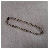 7 inch Double Link Sterling Chain Bracelet - 3.0g