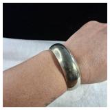 21mm WIDE - Sterling Silver Large Cuff Bracelet - Mexico - .925 - 19.5g