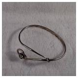 Unique "Slip-on" Contemporary Design Bracelet - PERIDOT  11.2g