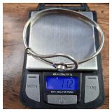 Unique "Slip-on" Contemporary Design Bracelet - PERIDOT  11.2g