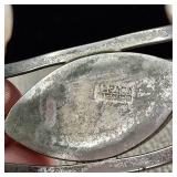 Vintage - Abalone Inlay - Alpaca Mexico (Nickel-silver) Bracelet  Nice!