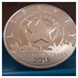 2015 U.S. Marshals Service 225th Anniversary Silver Dollar :: 90% Silver Content :: 0.7734 troy ozs