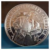 2015 U.S. Marshals Service 225th Anniversary Silver Dollar :: 90% Silver Content :: 0.7734 troy ozs