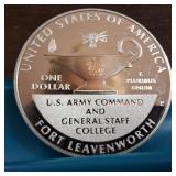 2013 5-Star Generals Commemorative Silver Dollar :: 90% Silver 26.73 grams 38.1 mm.