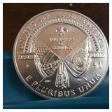 2019 American Legion 100th Anniversary Silver Dollar :: 26.73 grams of .999 fine silver