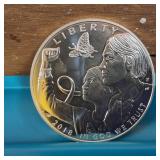 The 2018 Breast Cancer Awareness Silver Dollar :: 90% silver :: 26.73 grams