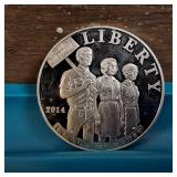 2014 Civil Rights Act of 1964 Commemorative Silver Dollar :: 90% silver US coin :: 26.73 grams