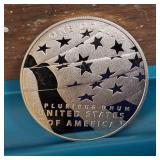 2012-p Us Mint Liberty Commemorative $1 Silver Dollar Bullion Round  :: 90% Silver :: 26.73 grams